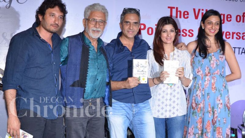 Homi, Twinkle and Naseerudin launch book inspired by Finding Fanny Homi, Twinkle and Naseerudin launch book inspired by Finding Fanny