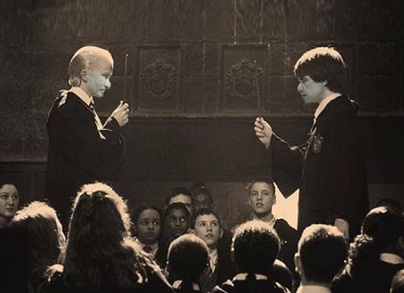 A Harry Potter inspired theme was inevitable. Obama and Putin are turned into arch rivals Harry Potter and Draco Malfoy here. (Photo: Reddit/FelipeCab)