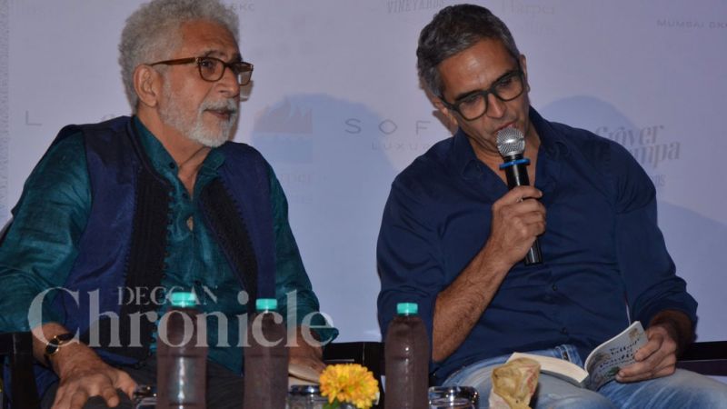 Homi, Twinkle and Naseerudin launch book inspired by Finding Fanny Homi, Twinkle and Naseerudin launch book inspired by Finding Fanny