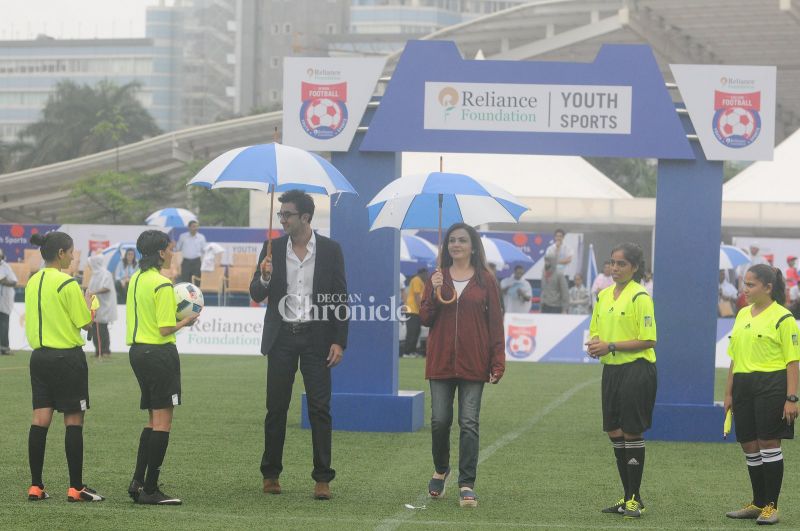 Ranbir and Nita Ambani inaugurate a brand new sporting event