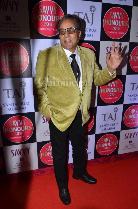 Dharmendra and Jackie Shroff spotted at an award function