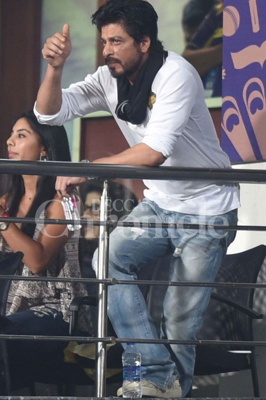 Shah Rukh Khan left dejected after his Knights lose to Gujarat Lions