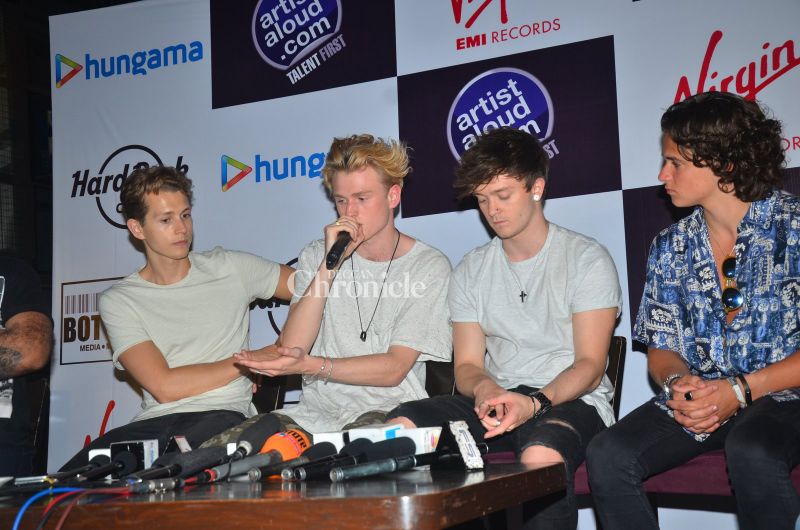 The Vamps charm their Indian fans with Vishal-Shekhar by their side