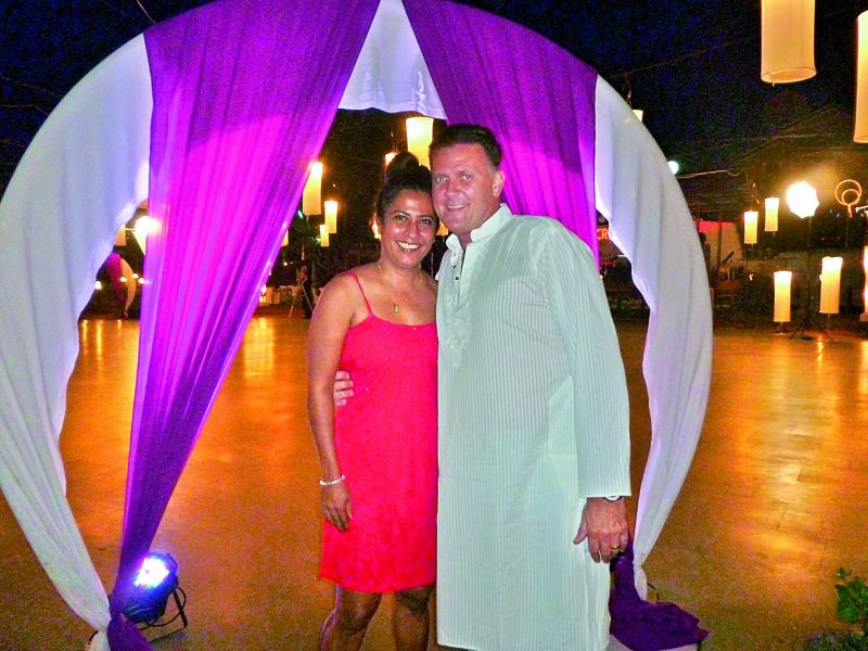 Travel consultant and businesswoman Angeline Lobo and her Swiss husband Jeff Allon have a home in Goa and in Switzerland