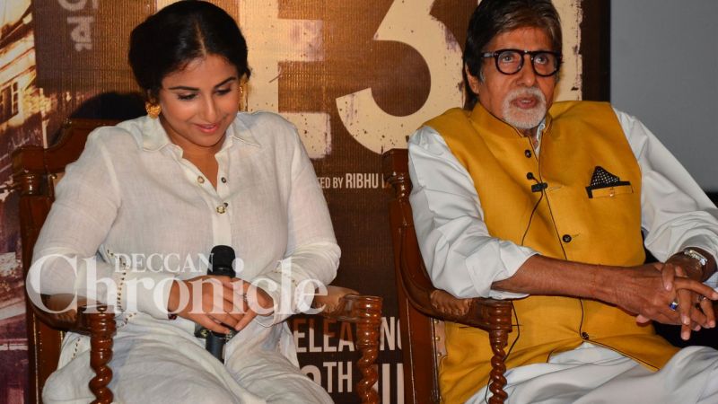 Vidya Balan and Amitabh Bachchan come together to launch TE3N trailer