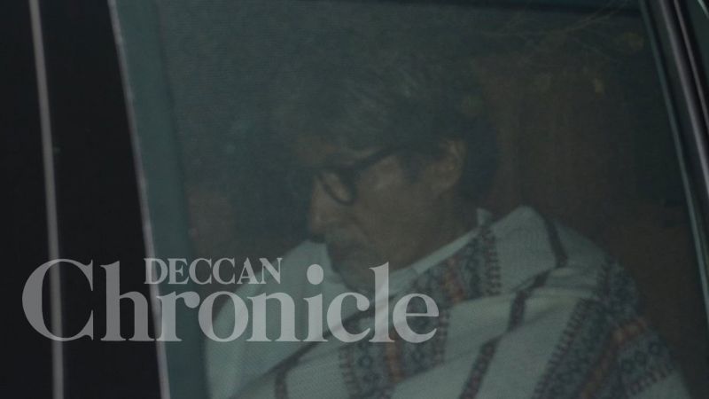 Amitabh Bachchan catches the first screening of crime thriller TE3N