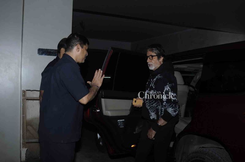 Amitabh Bachchan, Raveena Tandon, other stars come out for Mirzya screening