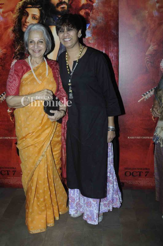 Amitabh Bachchan, Raveena Tandon, other stars come out for Mirzya screening