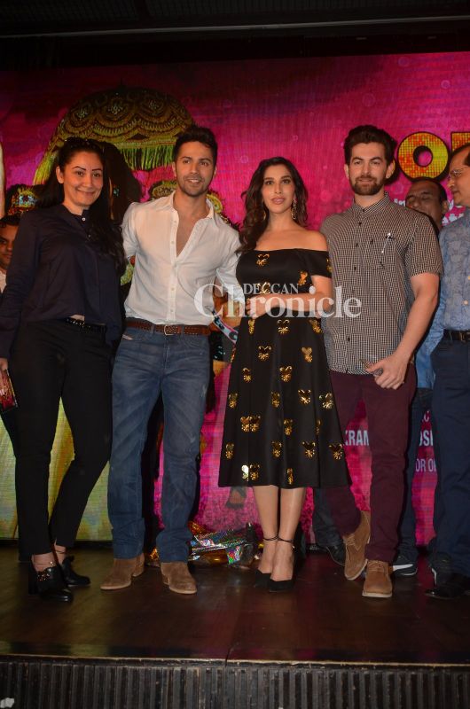 Varun Dhawan launches Sophie Choudrys song in style