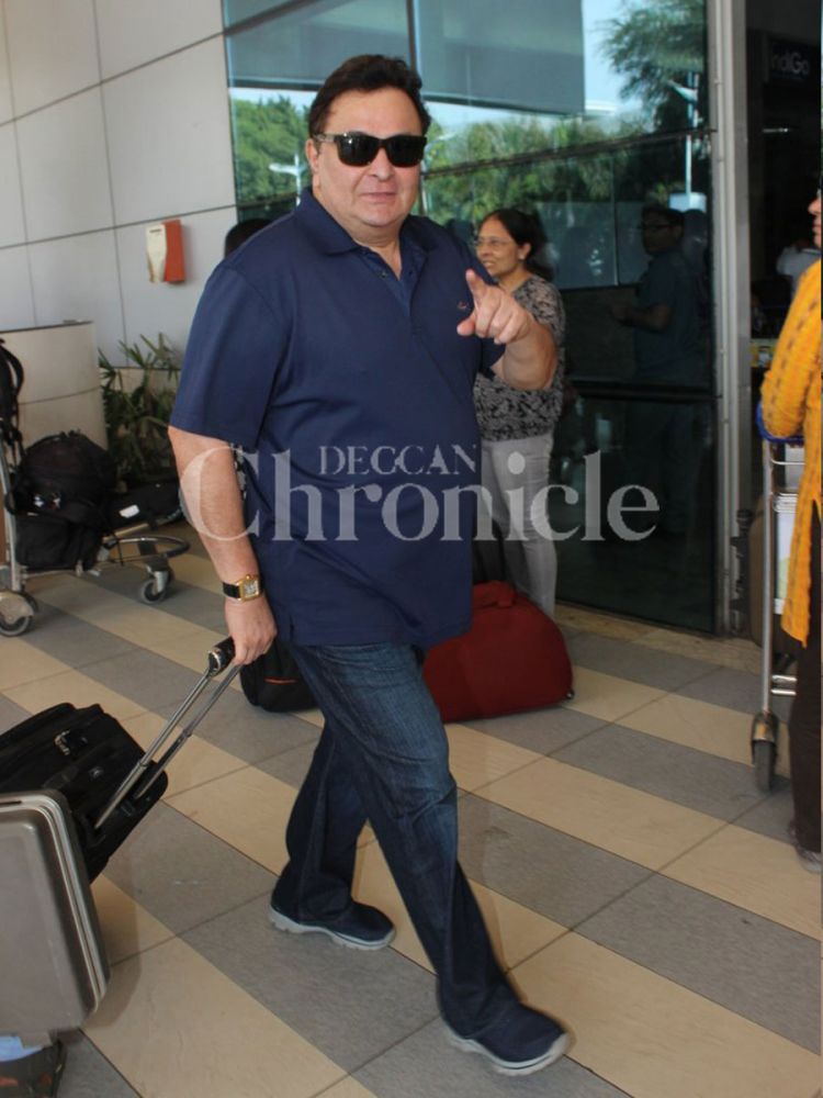 Ayushman, Abhishek, Sunil, Anil rock the fuzzy look at the airport