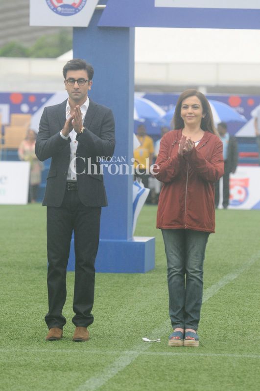 Ranbir and Nita Ambani inaugurate a brand new sporting event