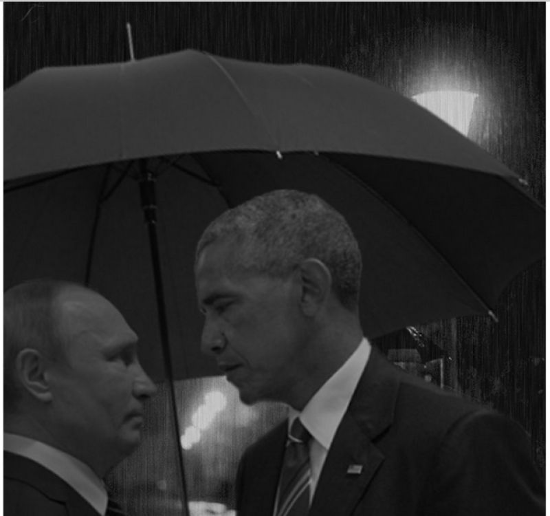 Even sharing an umbrella cannot make the two leaders warm up to each other, or so thought a user. (Photo: Reddit/LukaLukasLuka)