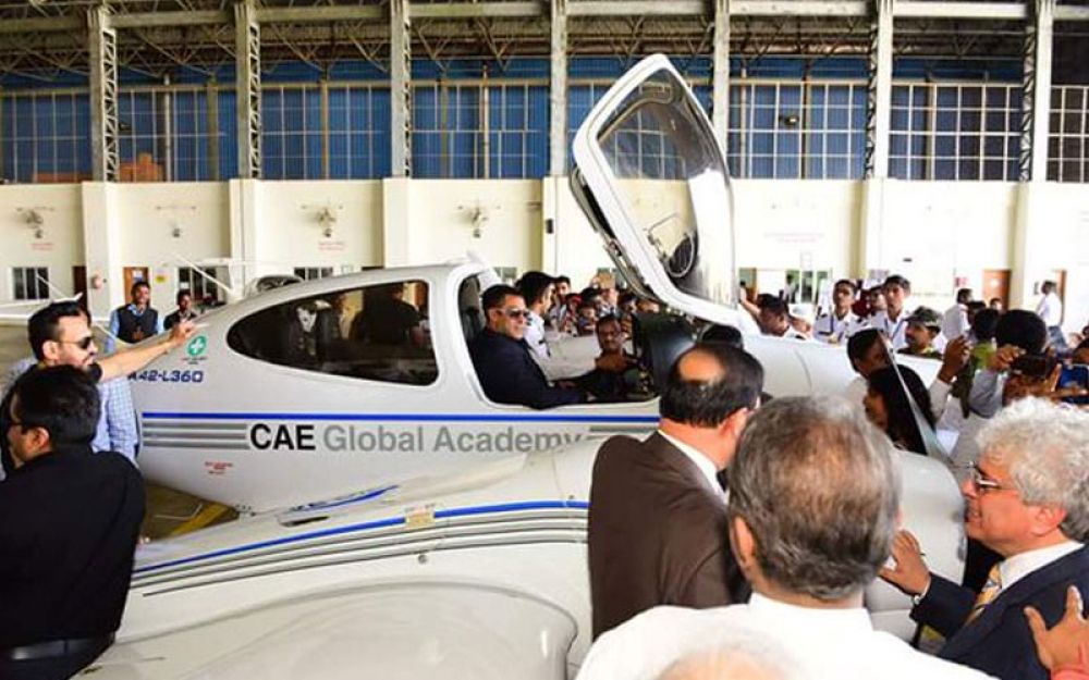 Salman Khan takes a break from Sultan to visit college and fly a plane in Gondia Salman Khan takes a break from Sultan to visit college and fly a plane in Gondia
