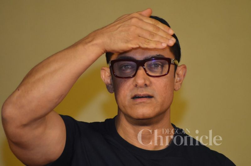 Aamir Khan launches Dangals second poster Aamir Khan launches Dangals second poster