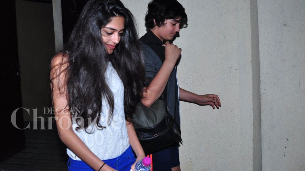 Aarav brings along a friend for movie night with parents Akshay and Twinkle