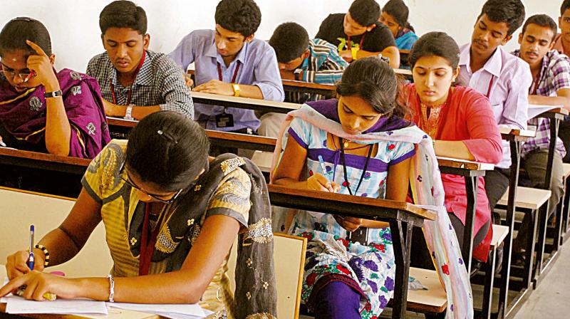 CBSE Class XII students saw the issue of their difficult maths paper raised in parliament  and were promised by the  board that it would  look into  their concerns. (Representational image)