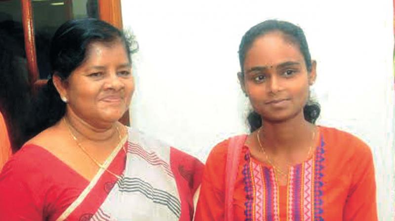 Minister J Mercykutty Amma and Aneesha Ani Benedict. (Photo: DC)