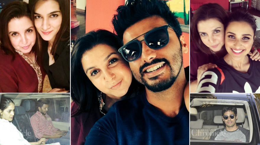 Sidharth, Kriti, Arjun, Parineeti and more at Farah Khans birthday bash Sidharth, Kriti, Arjun, Parineeti and more at Farah Khans birthday bash