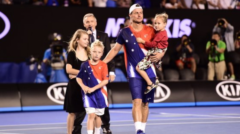 Former world number one Lleyton Hewitt bade an emotional farewell from tennis on Thursday after a combustible Australian Open defeat in which he was warned for swearing and slammed the umpire as an idiot. (Photo: Twitter)