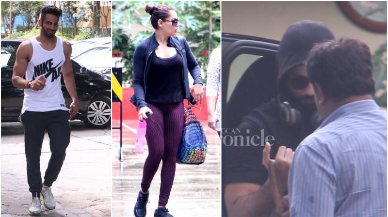 Fitness goals: Shahid Kapoor, Bipasha Basu and Upen Patel sweat it out