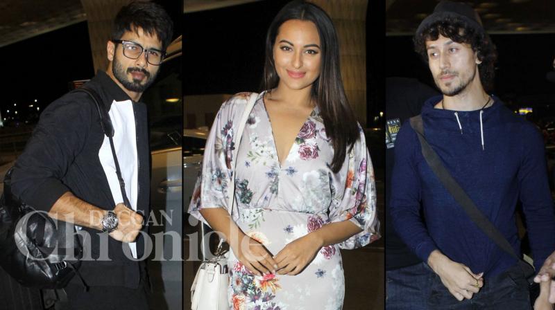 Shahid, Sonakshi, Tiger and fellow B-town celebs head to Spain for award show