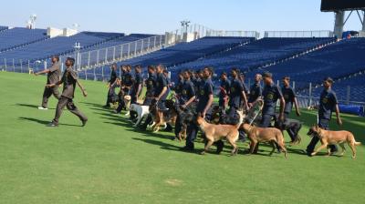 A Mumbai-based security firm was incharge of the first T20 between India and Sri Lanka in Pune. (Photo: DC)