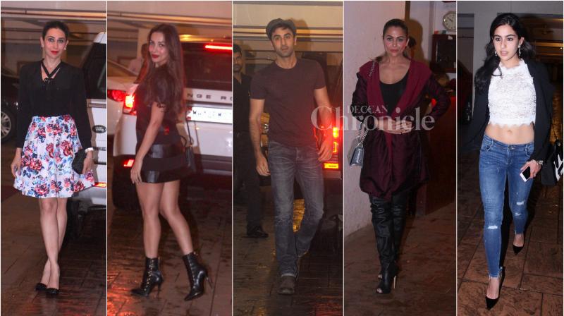 Ranbir, Karisma, Malaika and others at Kareena Kapoor Khans birthday bash