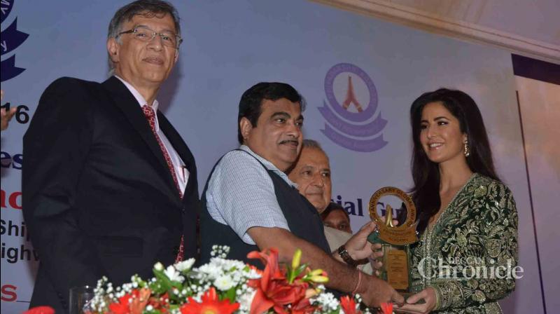 Katrina Kaif felicitated with Smita Patil Memorial Award