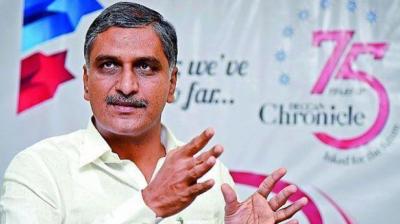 Telangana Irrigation minister T Harish Rao. 