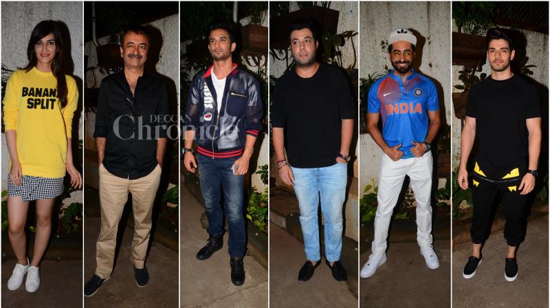 Stars come down to watch Sushant Singh Rajputs MS Dhoni