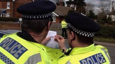 Essex Police said they want to speak to whoever left the rusting missiles at the bus stop on Tuesday afternoon. (Photo: Twitter)