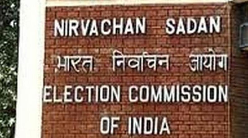 Election Commission asked the people to call toll free numbers 08742-238222 and 08742-242777 on poll irregularities.