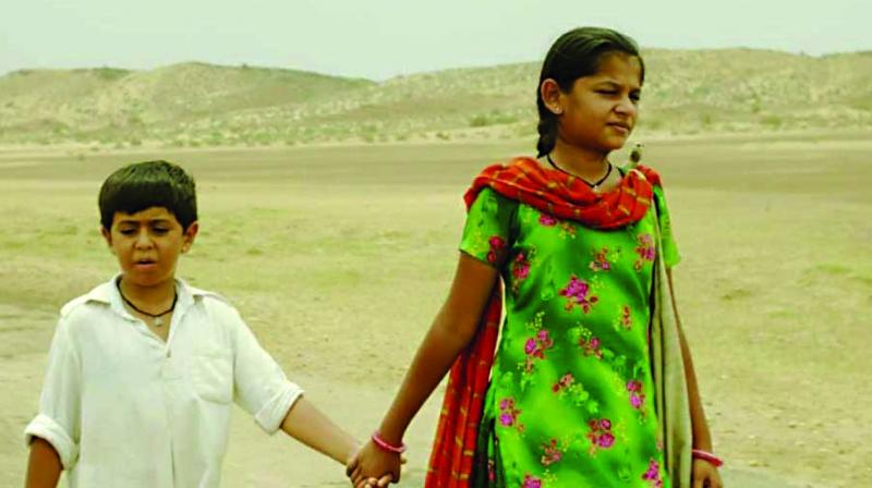 A still from the movie Dhanak