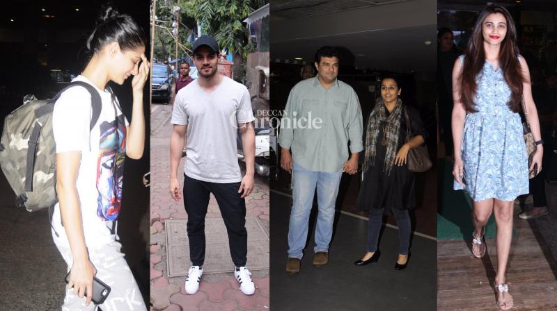 Nargis Fakhri and Tabu were not in the mood to oblige for pictures