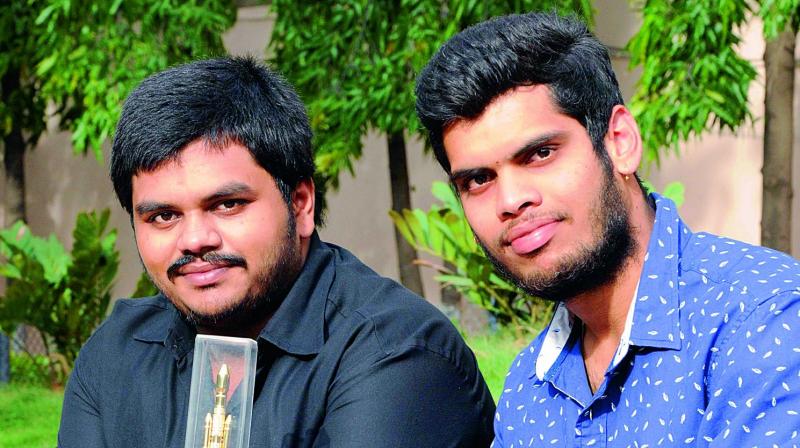 Rachakonda Manish Kumar and Kolachina Akhil.