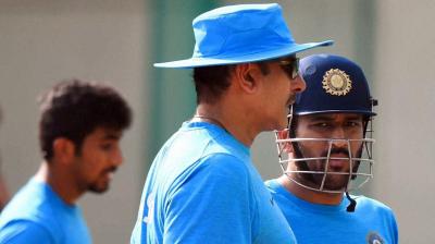 The BCCI had signed a contract with Ravi Shastri till the end of the ICC World T20 and it came to an end immediately after India's ouster in the semifinal. (Photo: PTI)