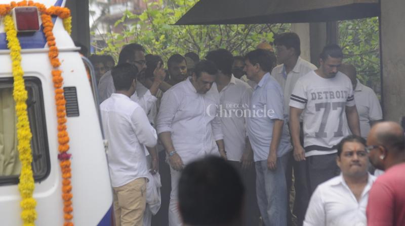 Govinda and other TV actors pay last respects to Krushna Abhisheks father