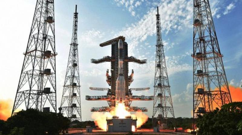 ISROs GSLV-F05 carrying INSAT-3DR takes off from Satish Dhawan Space Centre in Sriharikota on Thursday. (Photo: PTI) ISROs GSLV-F05 carrying INSAT-3DR takes off from Satish Dhawan Space Centre in Sriharikota on Thursday. (Photo: PTI)