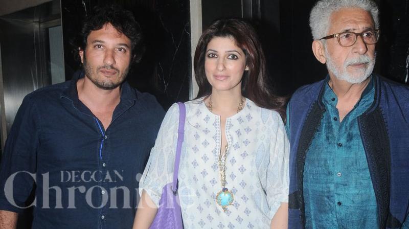 Homi, Twinkle and Naseerudin launch book inspired by Finding Fanny Homi, Twinkle and Naseerudin launch book inspired by Finding Fanny