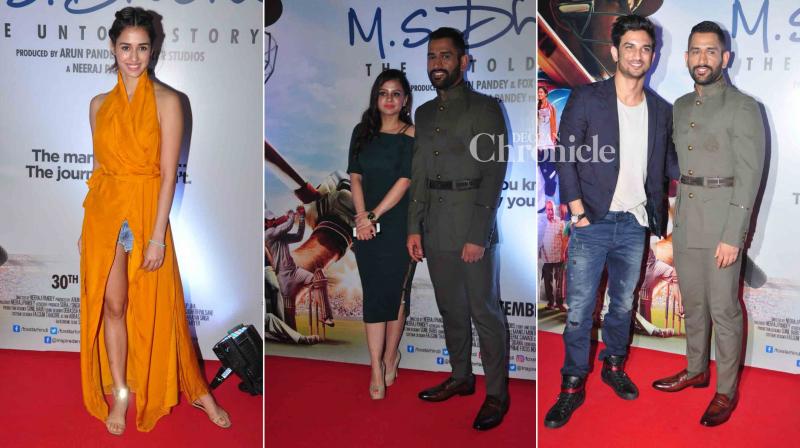 Stars descend for M. S. Dhoni: The Untold Story premiere