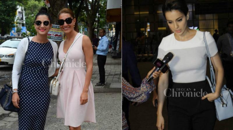 Bond girl Caterina Murino promotes Fever in Mumbai, Kangana spotted at the airport