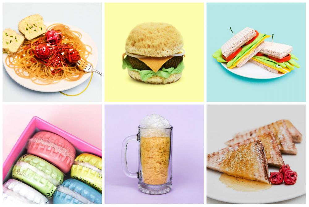 These fake food items are completely made from ordinary household objects