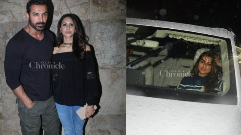 John, Parineeti, Aditya, Ranveer and others attend Dishoom screening John, Parineeti, Aditya, Ranveer and others attend Dishoom screening