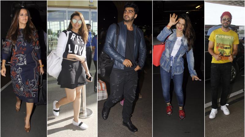 While Parineeti and Ayushmann fly off to Goa, Arjun, Neha and Ameesha return back