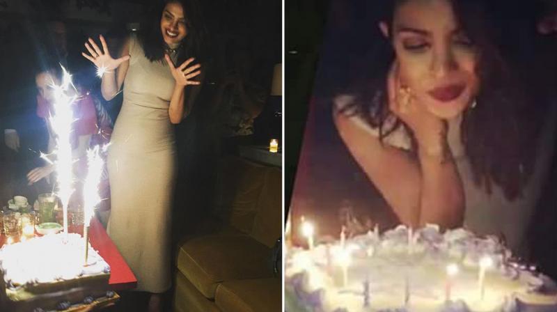 Priyanka Chopra ringed in her 34th birthday amidst close friends and family last night.