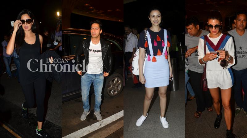 Dream Team assembles: Katrina, Alia, Varun and others fly off for the big gig