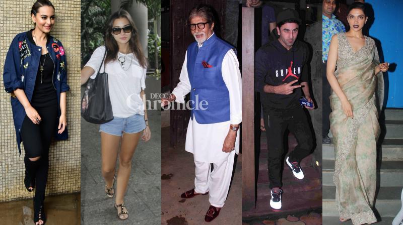 Snapped: Amitabh, Deepika, Sonakshi and Ranbir at their glamourous best