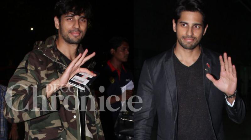 Sidharth Malhotra jets out of Ahemdabad and off to Miami