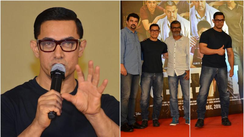 Aamir Khan launches Dangals second poster