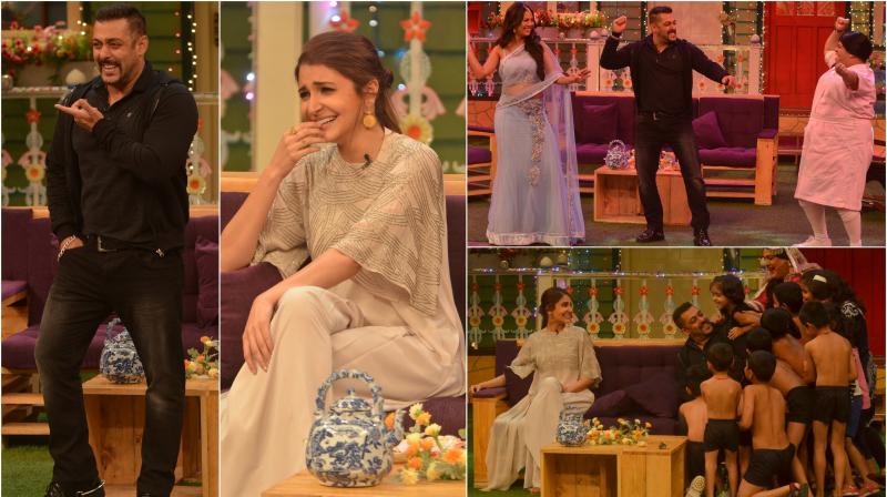 Salman and Anushka hop on the laughter train at Kapils show to promote Sultan